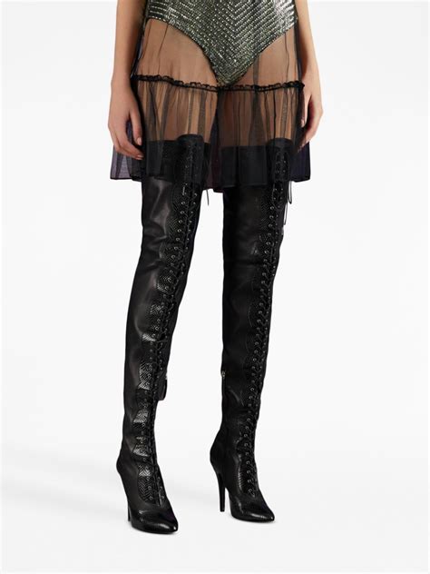 gucci thigh high sock boots